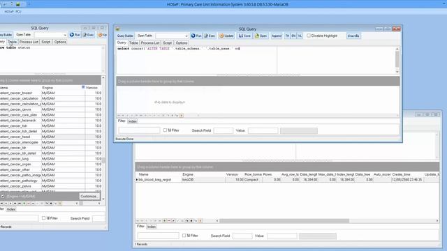 HOSxP_PCU Tip วิธีแปลง Engine ของตารางที่เป็น MyISAM มาเป็น InnoDB ทำยังไง อ้ามาดูกัน