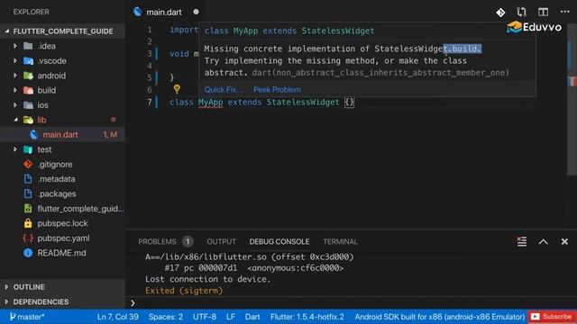 Flutter Creating App From Scratch | How to create App from scratch in flutter