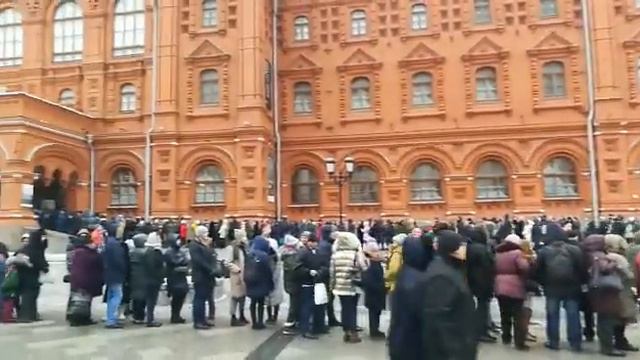 Очередь в Исторический музей