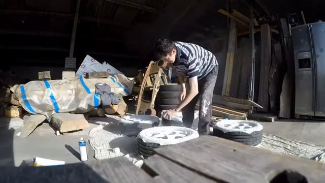 Respraying my alloy wheels (Sti TE37's)