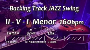 Backing Track Jazz Swing Eminor 160bpm