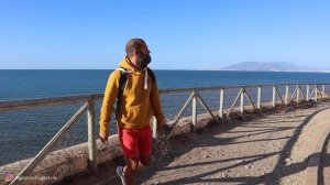 Ночёвка в кемпере на берегу моря в одиночестве