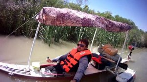 Байдарка с мотором от бензокосы