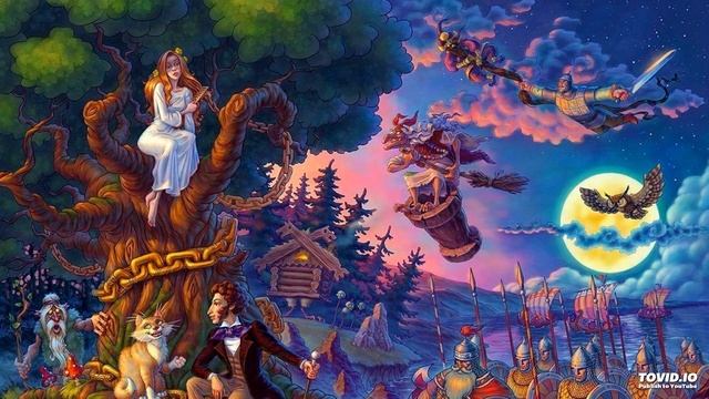 Сказка у Лукоморья дуб зелёный смотреть онлайн