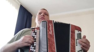 Казачья песня на баяне