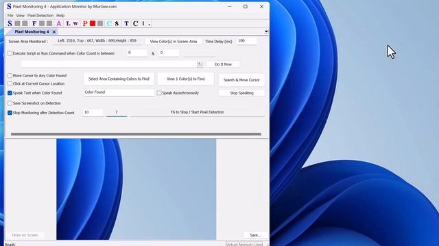 Detect Single or Multiple Colors in Rectangular Screen Area смотреть онлайн