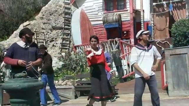 Моряк Попай Деревня   Свитхевен   бухта Анкор-Бэй Мальта Popeye Village