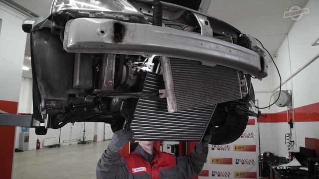 Замена  радиатора и вентилятора охлаждения двигателя на LADA Largus