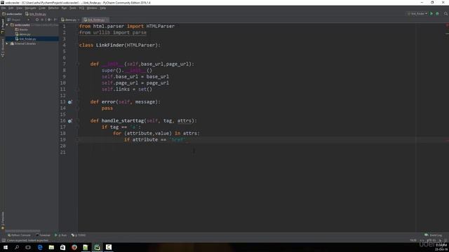 The Complete Python Masterclass: Learn Python From Scratch : Python Web Crawler Part -9