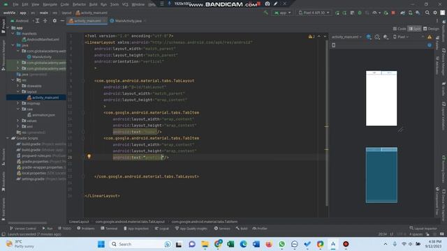 tablayout with fragment in android studio java, part 01 bangla #EduTechBD01 смотреть онлайн