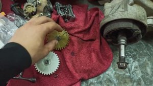 Масло насос 33 зубчика для Китайского 4т скутера 139 QMB GY-50