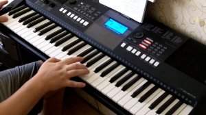 Тонкая рябина. Синтезатор Yamaha PSR E423. Обучение.mp4