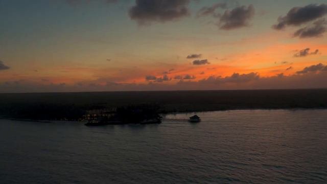 Тропический пляж и заход солнца. Tropical Beach 4K