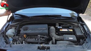 Установка упоров / амортизаторов капота  на Hyundai i30 3 gen.(www.upora.net)