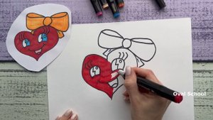 Как нарисовать МИЛОЕ СЕРДЦЕ / LOVE / How to draw HEART
