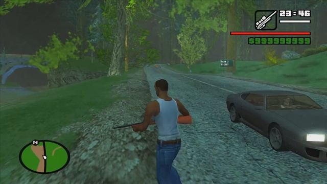 Я НАШЁЛ НОЧЬЮ ПРИЗРАК ДЕВОЧКИ ОКОЛО ДОРОГИ В GTA SAN ANDREAS....
