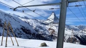 Riding the spectacular Matterhorn Railway in Switzerland ?? Swiss Alps 4K