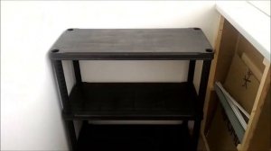 Стеллаж пластиковый. Сборка.