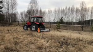 Сельскохозяйственный мульчер в деле TMC Cancela TH-220. МТЗ-952.3. Измельчитель для МТЗ.