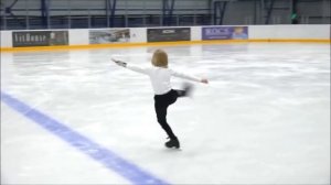 Эмоции и танец на льду. Александр Плющенко (8 лет), контрольные прокаты, окт. 2021.