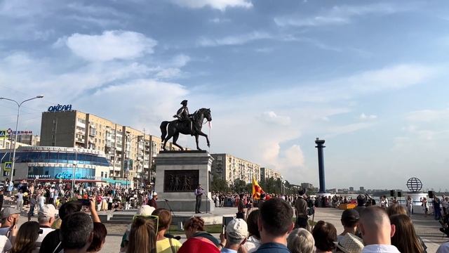 04.08.2023 Открытие памятника И.Д. Бухгольцу в Омске смотреть онлайн