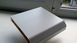 Подоконник пвх LUX 40 белый матовый
