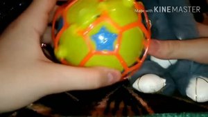 Обзор на мячик который с музыкой и светом