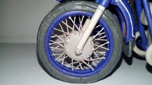 Днепр 11, мотоцикл из пластилина