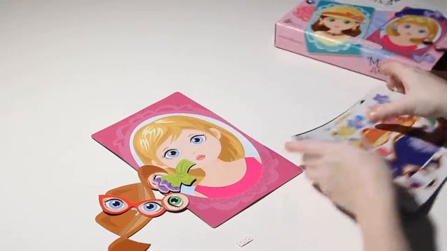 Магнитные истории "Модная девчонка" от Десятое королевство, магнитная настольная игра для детей смотреть онлайн
