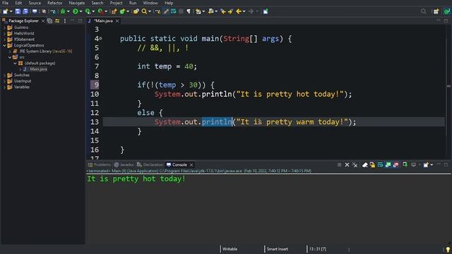 Learn JAVA logical operators | Tutorial #7 | Java programming for beginners | Cool Techy Guy
