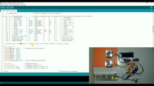Программа "Намоточный станок" в Arduino IDE и Proteus