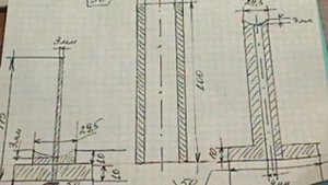 чертёж пресс формы для изготовления технопланктона