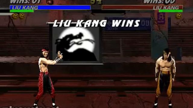 Бесплатные игры онлайн  Mortal Kombat 3   Friendship   Liu Kang