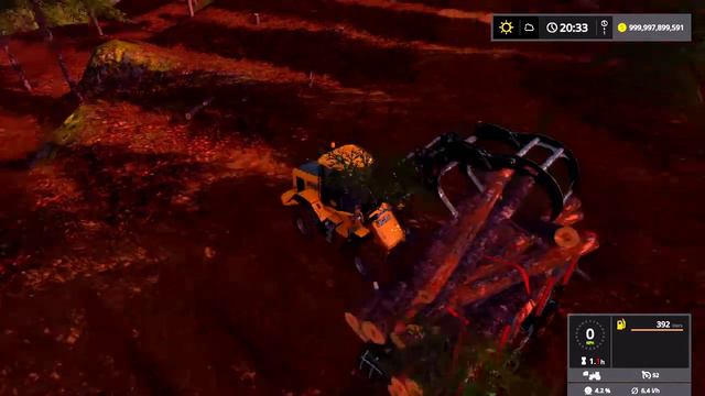 Farming simulator 17 ; Cutting trees from the forest | 2 смотреть онлайн