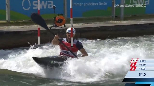 Giovanni De Gennaro Italy Semi-Final / 2023 ICF Canoe-Kayak Slalom World Cup Augsburg Germany смотреть онлайн