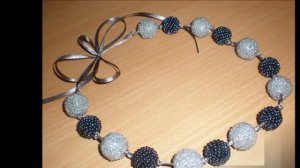 Очаровательные бусы своими руками из бисера