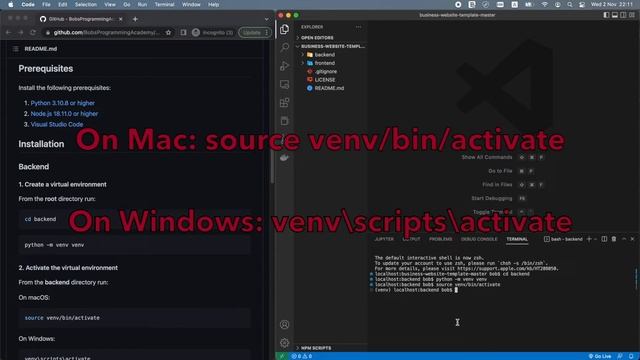 Business Website for a Company | Django 4, React 18 with TypeScript 4 & Material UI 5 | Light & Dar
