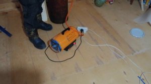 Газовая пушка для отопления помещений.