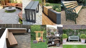 Garden bench design ideas