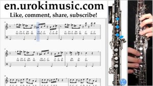 How to Play Oboe Super Mario Bros - Theme Tabs um-a352