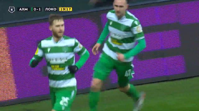 Troshechkin`s goal in the match against Lokomotiv смотреть онлайн