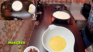 Пышный Омлет Со Сливками . Греческая Kухня