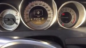 Как завести мерседес в мороз -30. Mersedes w204 cold start.