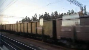 От ст. Ангарск до о.п. Южная в ЭД9М-0235