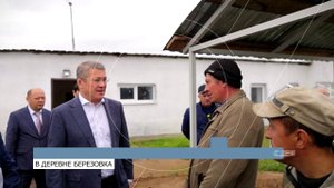 Радий Хабиров в Архангельском районе ознакомился с работой КФХ «Сабитов»