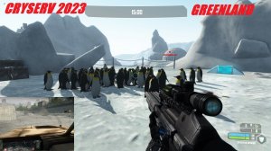 Битва в Арктике или Антарктиде .Crysis Wars mods.Cryserv 2023. Карты Greenland & CobraRace1