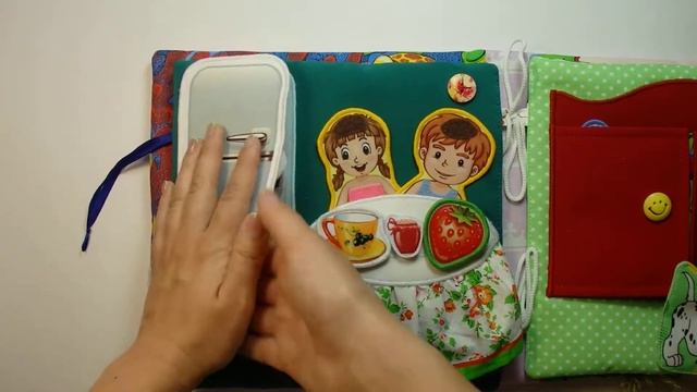 Развивающая мягкая книжка и искалочка для Насти 10 месяцев (г. Саратов, Саратовская обл.) смотреть онлайн