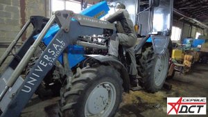Ремонт МТЗ 82 , привели КПП Т150, КПП ZF , КПП с погрузчика .mp4