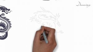 How to draw dragon tattoo designs | Dragon tattoo on back | Dragon tattoo art