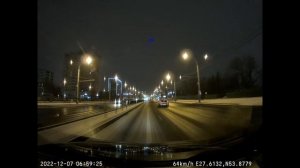 07.12.2022_Видеорегистратор 70mai Dash Cam Pro Plus A500S 1 в темное время.